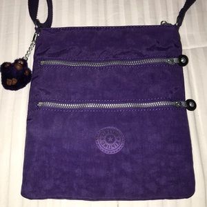 Purple Kipling Mini shoulder bag